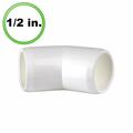 Circo 0.5 in. 45 Degree Ell PVC Fitting 141-F